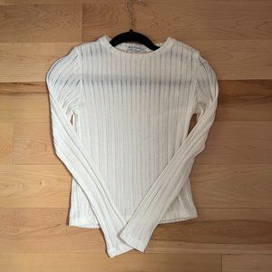 BNWOT White Long Sleeve Shirt